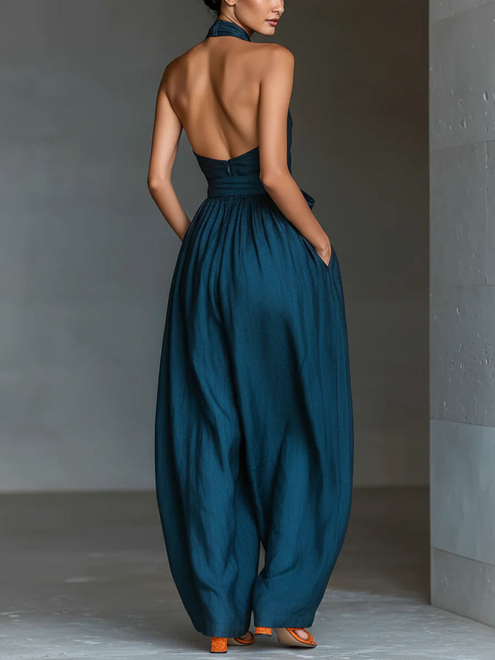 Nadia Halter Bredbenet Jumpsuit