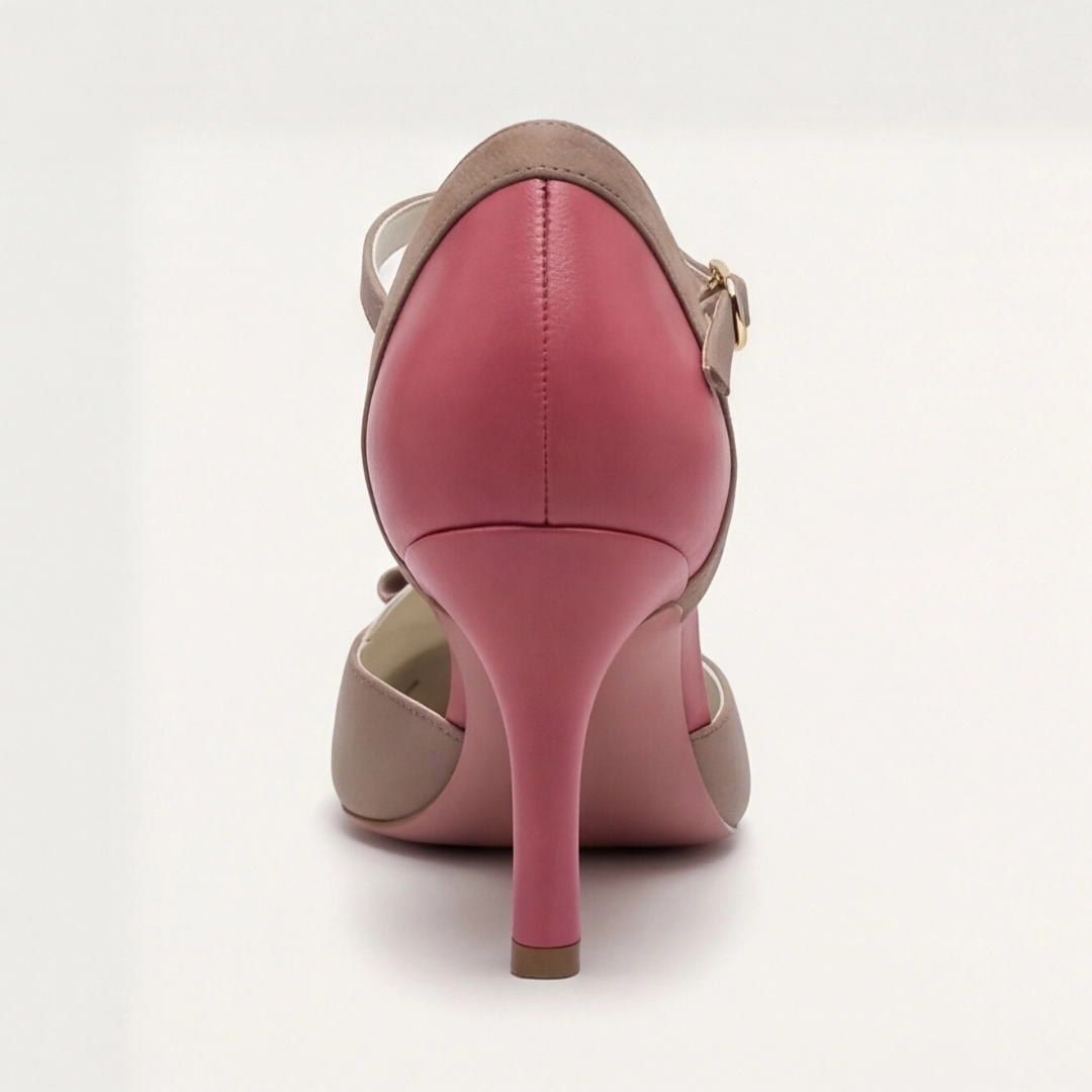 Quinnae | Kvinders Ribbons Detalje Kitten Heel Pumps