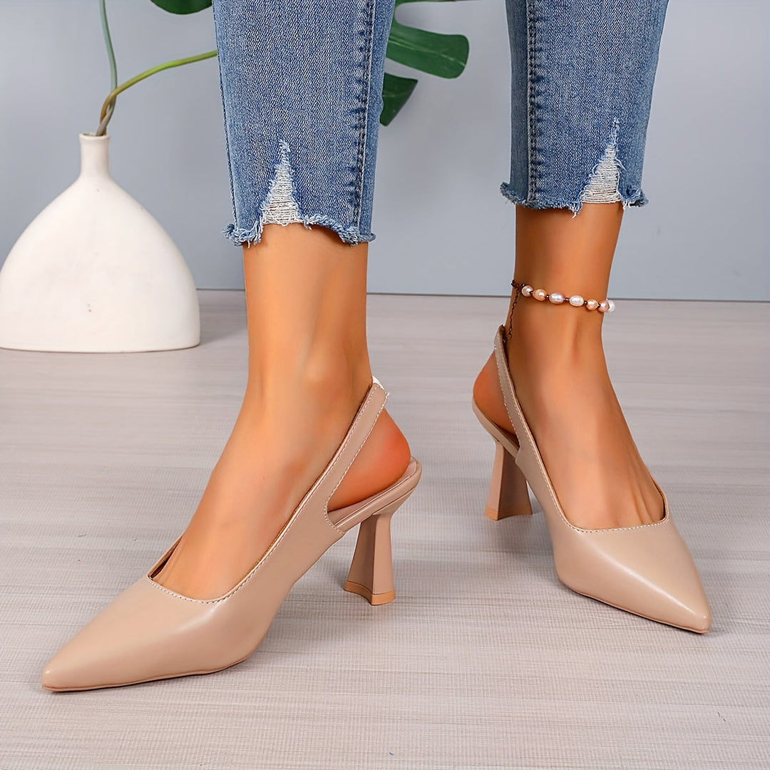 Sophia | Kvinders Spidse Slingback Hæle