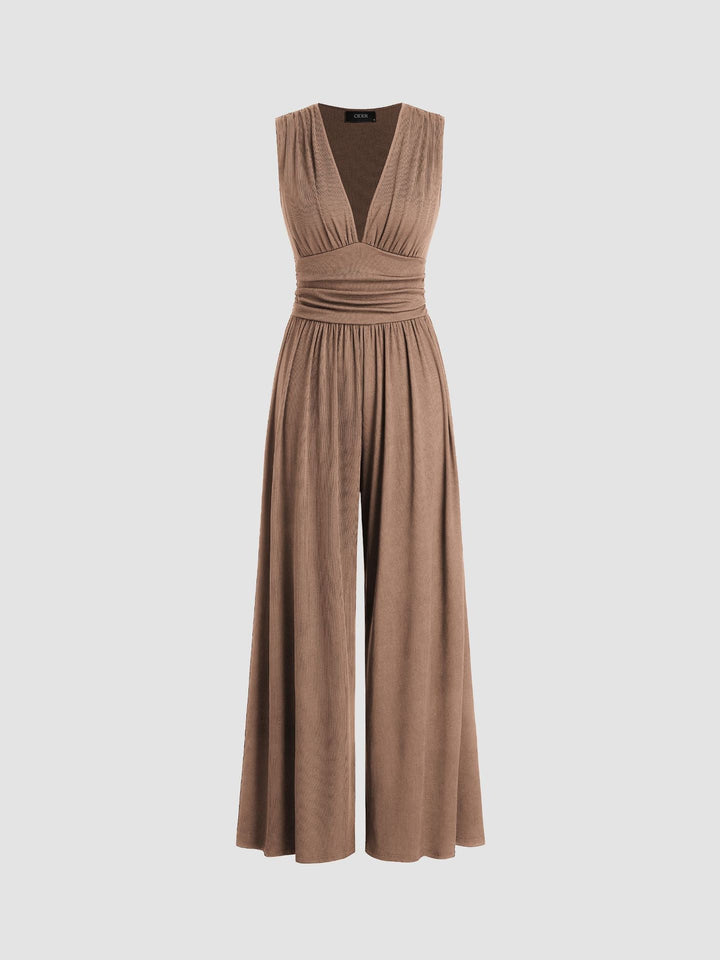Charity – Elegant ærmeløs bukse jumpsuit