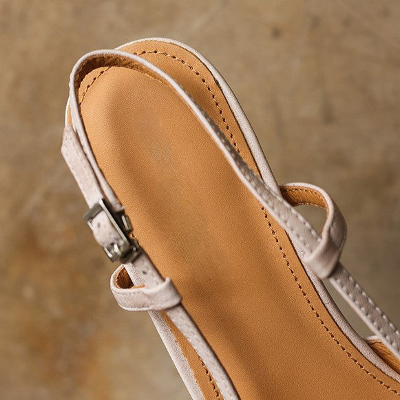 Serelle | Læder Slingback Hæle
