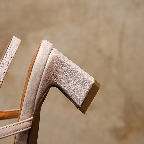 Serelle | Læder Slingback Hæle