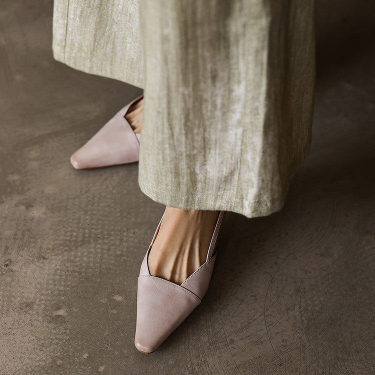 Serelle | Læder Slingback Hæle