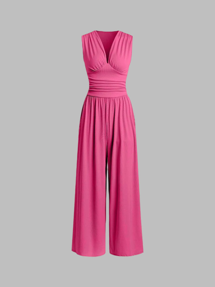 Charity – Elegant ærmeløs bukse jumpsuit