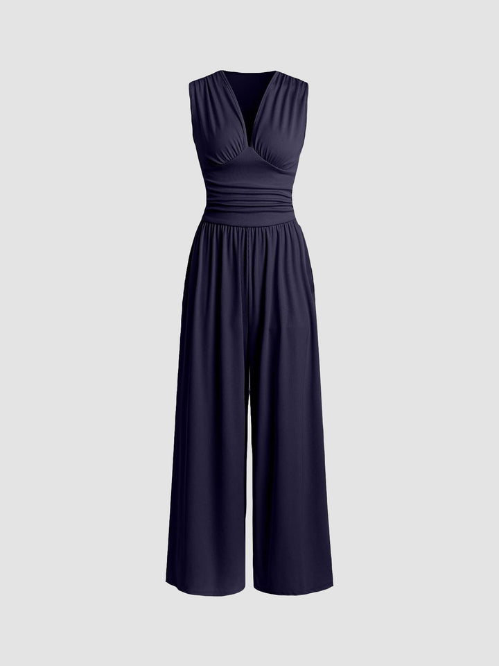 Charity – Elegant ærmeløs bukse jumpsuit