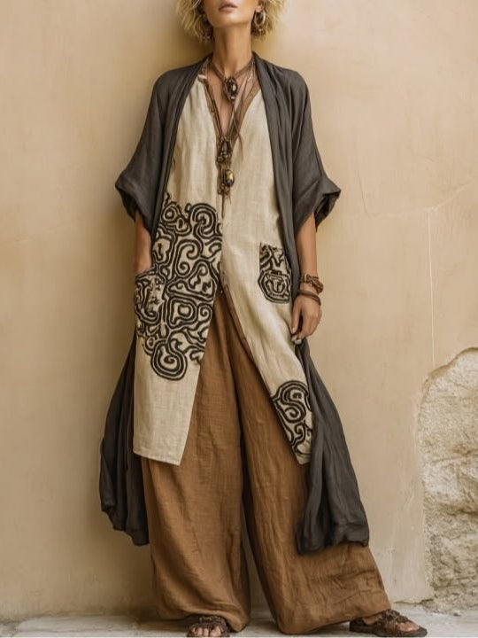 Zara Tribal Mønster Tre-delt Sæt