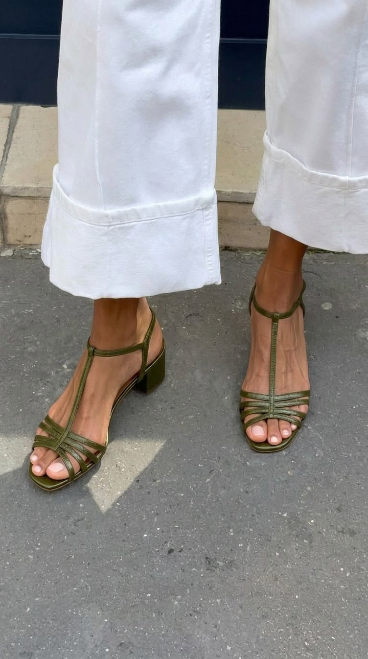 Allegra | Gyldne Sandaler Daglig Elegance