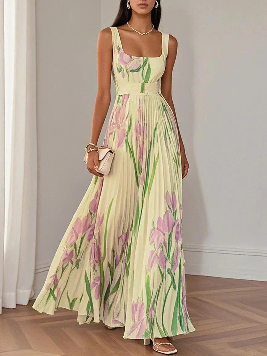 Isla | Elegant Floral Maxi Dress