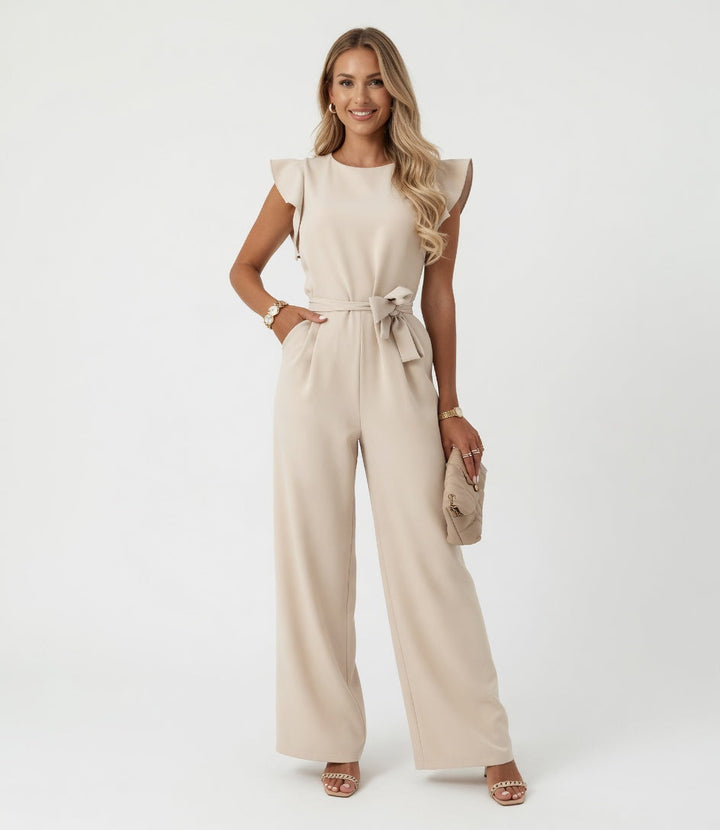 Nuria Jumpsuit med Justerbar Talje