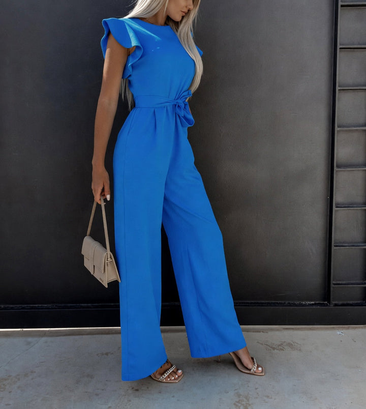 Nuria Jumpsuit med Justerbar Talje